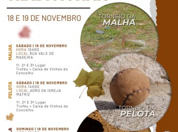 Inscries Abertas - Torneios da Malha, Pelota e Raiola 